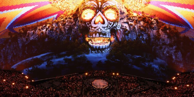 UFC 306, realizado na Esfera de Las Vegas, é destaque