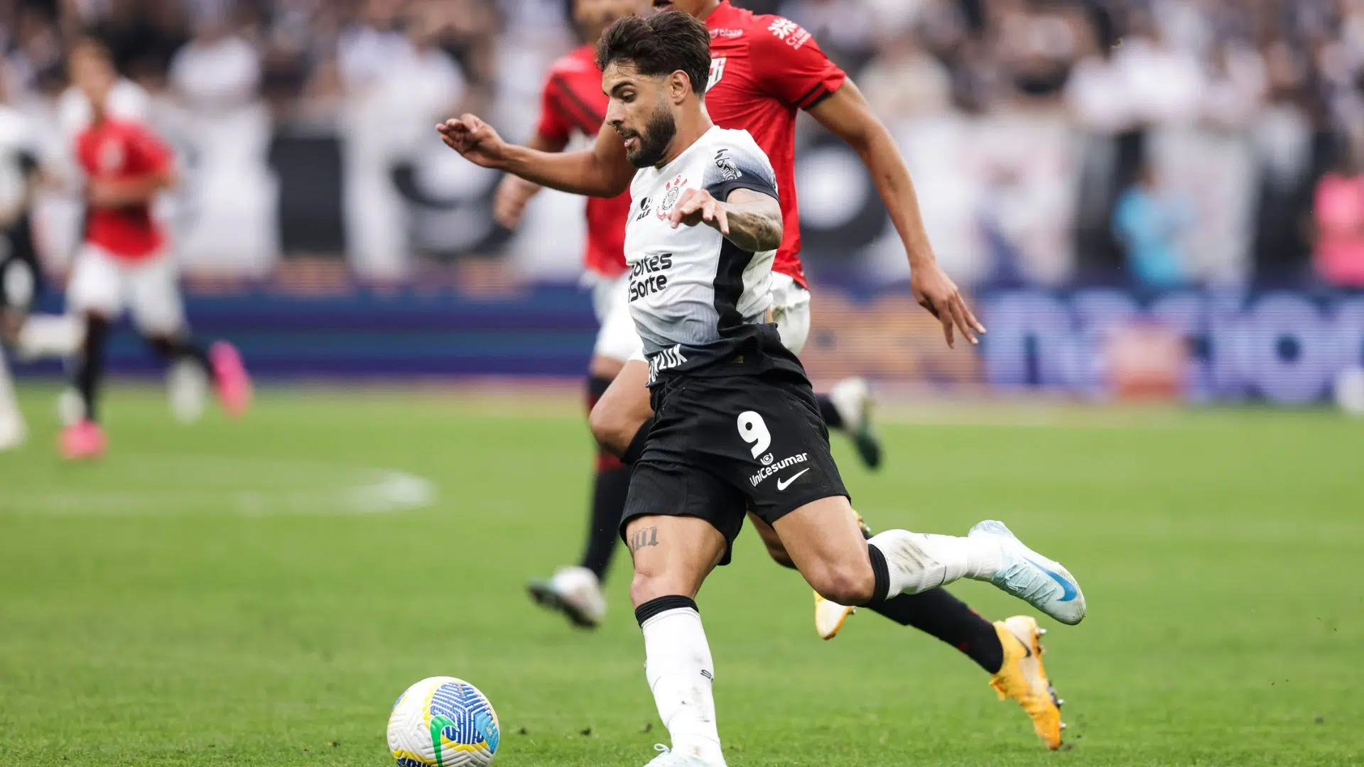 Yuri Alberto em ação pelo Corinthians em 2024