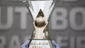 Foto da taça do Brasileirão