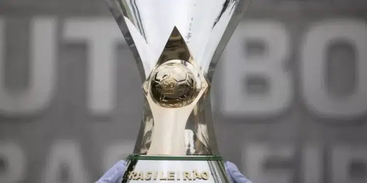 Foto da taça do Brasileirão