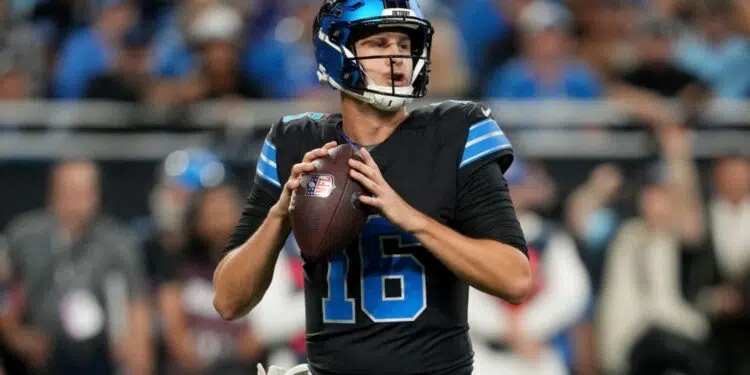 Jared Goff completou todos os seus 18 passes - Créditos: Getty Images