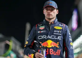 Max Verstappen, piloto da Red Bull, durante o GP de Singapura