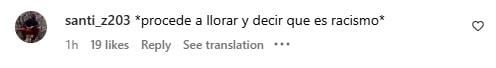Comentário racista de argentino contra Vini Jr.