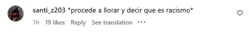 Comentário racista de argentino contra Vini Jr.