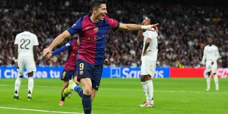 Barcelona venceu o Real Madrid fora de casa em LaLiga