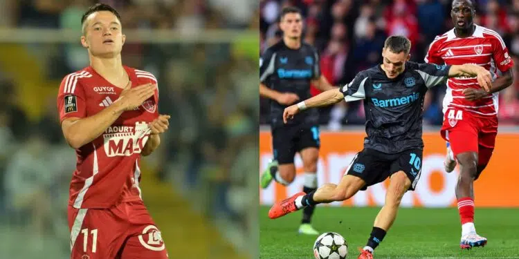 Leverkusen segura empata com Brest na Champions League