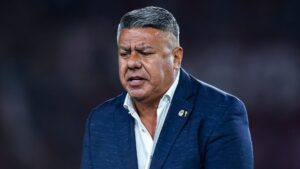 Claudio Tapia, presidente reeleito da AFA, em destaque