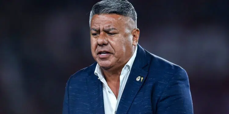 Claudio Tapia, presidente reeleito da AFA, em destaque