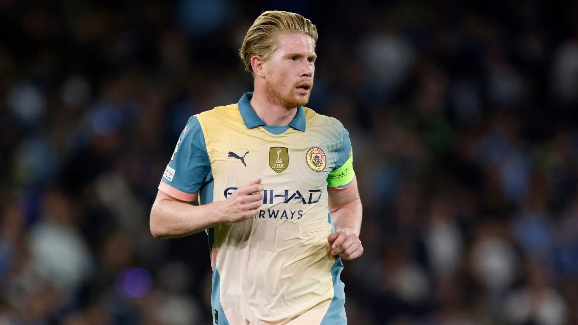 Kevin De Bruyne em ação contra a Inter de Milão