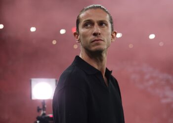 Filipe Luís fala sobre a vitória do Flamengo contra o Bahia