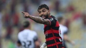 Gabigol em ação pelo Flamengo
