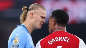 Haaland minimiza polêmica com Gabriel Magalhães
