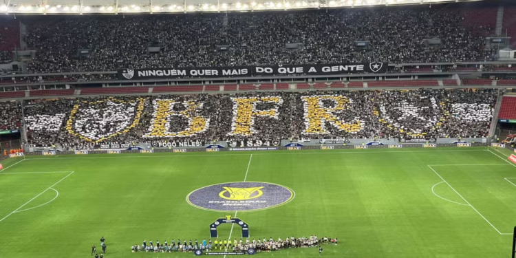 Botafogo no Mané Garrincha foi terceiro maior lucro em bilheteria