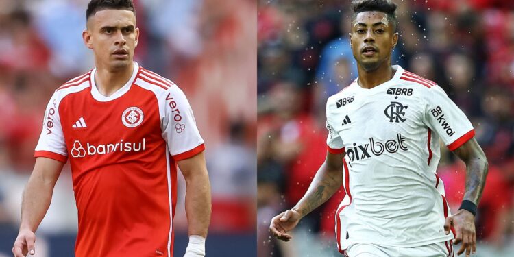 Internacional x Flamengo é um dos confrontos válidos pelo Brasileirão 2024