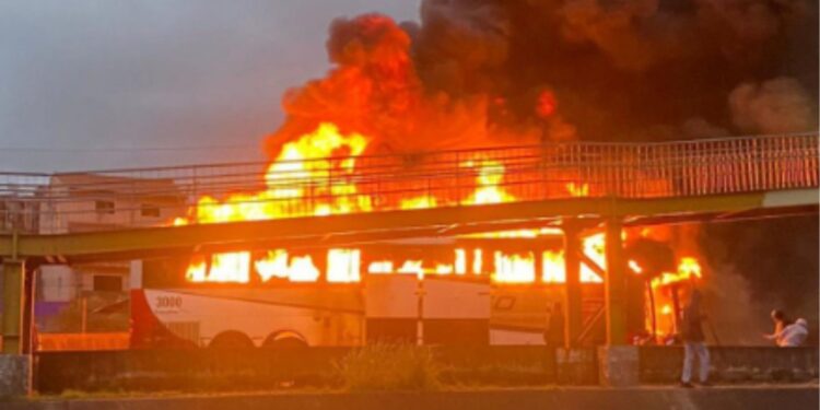 Mancha Verde incendiou ônibus em emboscada na última segunda, 28