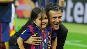Luis Enrique emociona ao falar sobre a morte da filha Xana