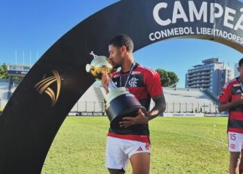 Rayan Lucas, atleta do Flamengo. Foto: Reprodução/Instagram @rayan_lucas08