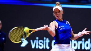 Laura Pigossi durante partida contra Jazmín Ortenzi, da Argentina