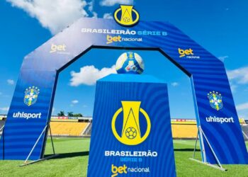 Estrutura da Série B montada antes de partida