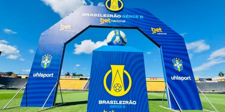 Estrutura da Série B montada antes de partida