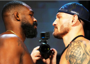Jones e Miocic duelam neste sábado - Foto: Chris Unger/Zuffa LLC