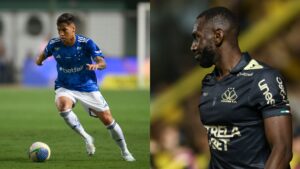 Kaio Jorge e Bolasie, em Cruzeiro x Criciúma