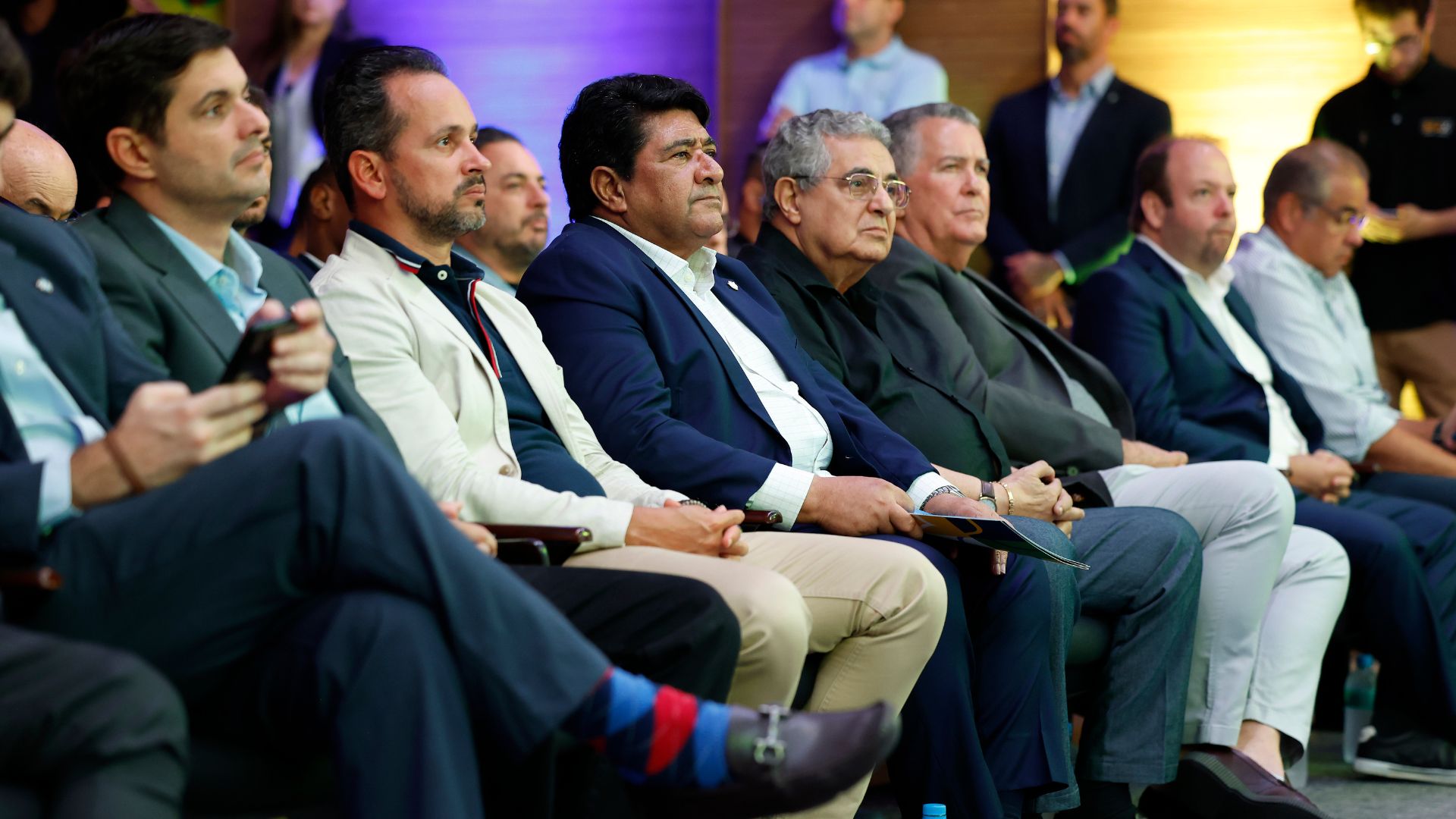 Ednaldo Rodrigues, presidente da CBF, acompanhando última convocação da Seleção Brasileira