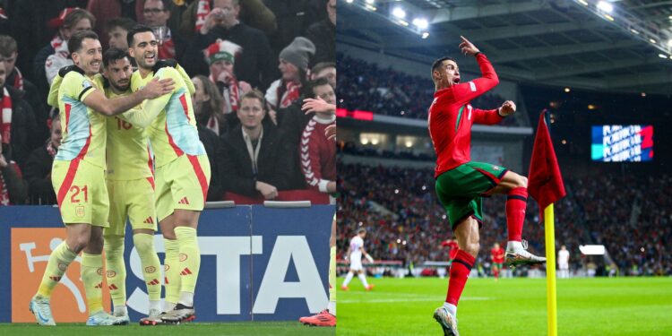 Espanha e Portugal garantem vitória na rodada da Nations League