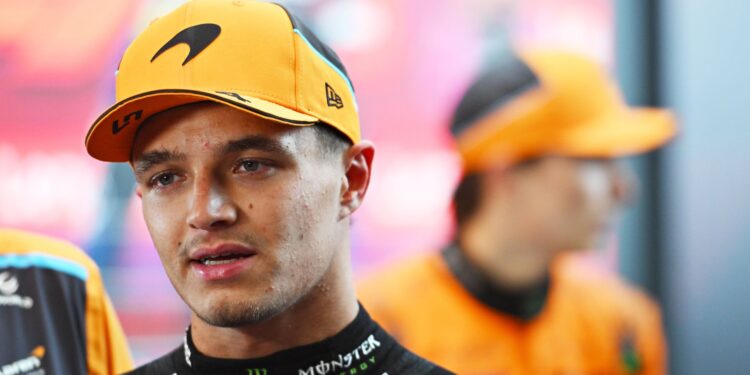 Lando Norris, piloto da McLaren na F1, pelo GP de São Paulo