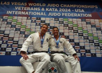 Marcel Aragão e Wagner Guimarães subiram no pódio em Las Vegas - Foto: Divulgação