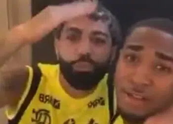 Gabigol e Lorran gravaram vídeo sobre a vitória de Rodri na Bola de Ouro