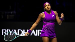 Coco Gauff no WTA Finals