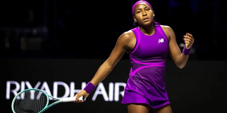 Coco Gauff no WTA Finals