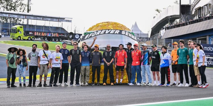 Homenagem a Senna no GP de São Paulo 2024