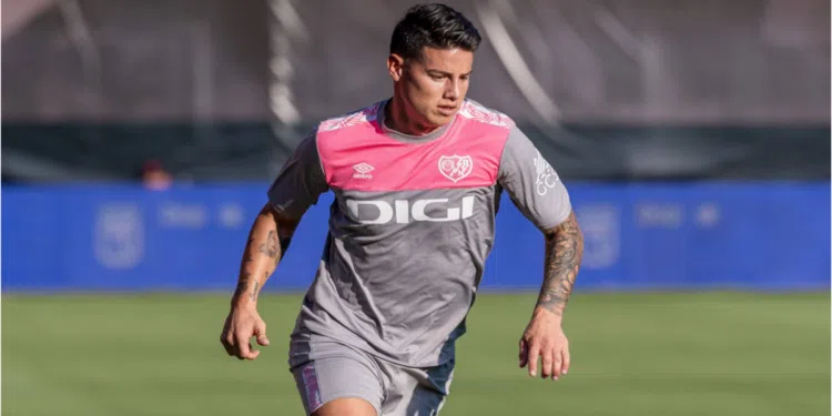 James Rodríguez já quer sair do Rayo Vallecano; Entenda tudo