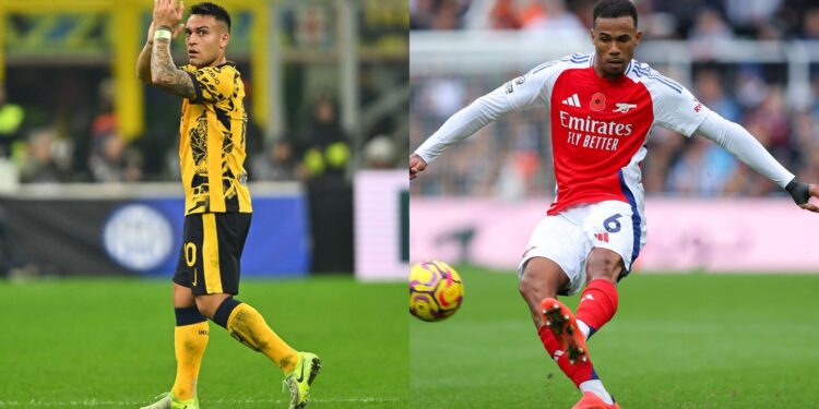 Inter de Milão x Arsenal será definido na Champions League