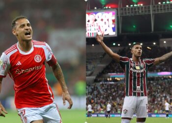 Internacional x Fluminense na disputa do Brasileirão