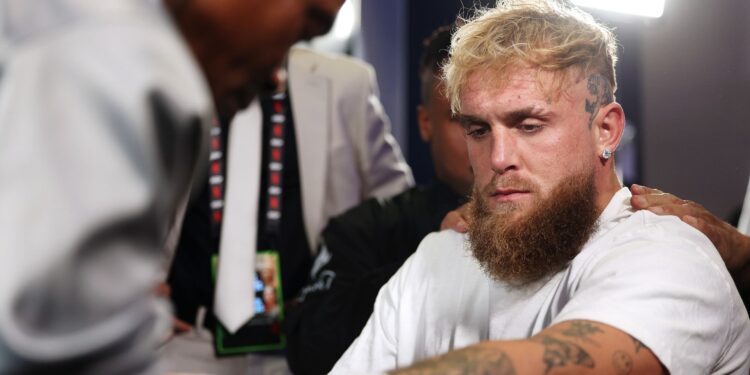 Jake Paul se preparando para a luta contra Mike Tyson