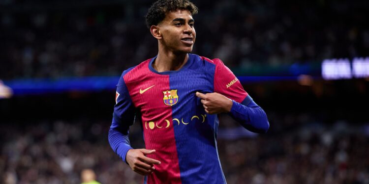 Lamine Yamal, do Barcelona.