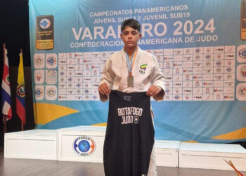 Promessa do judô alvinegro conquistou a medalha de prata - Foto: Divulgação