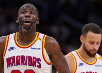 Draymond Green e Stephen Curry na NBA