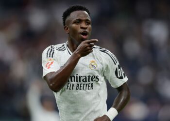 Vini Jr, atacante do Real Madrid.