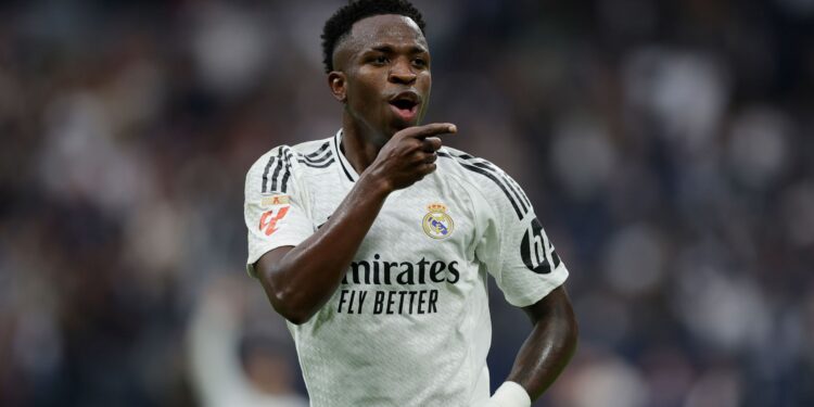 Vini Jr, atacante do Real Madrid.
