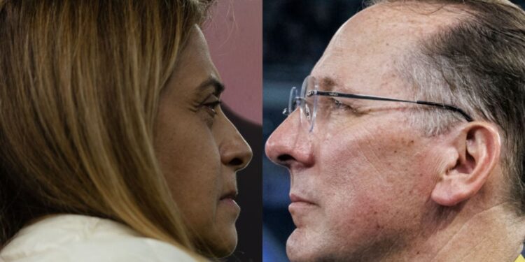 Palmeiras x Botafogo: Leila Pereira e John Textor frente a frente