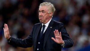 Carlo Ancelotti em Real Madrid x Borussia Dortmund