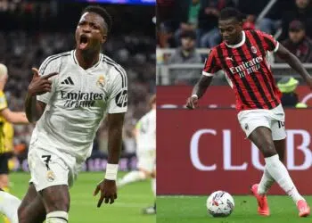 Vini Jr e Rafael Leão devem estar em campo durante Real Madrid x Milan