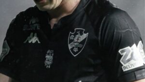 Camisa do Vasco durante partida do Brasileirão