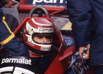 Nelson Piquet no volante em 1978 - Créditos: https://www.flickr.com/photos/archivesmontreal/4687827049