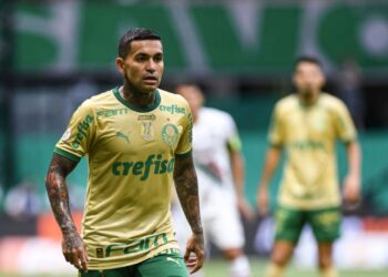 Dudu, do Palmeiras, durante partida contra o Fluminense, válida pela última rodada do Brasileirão 2024