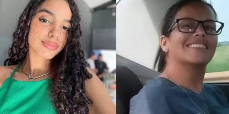 Na imagem à esquerda, Kamilly Camargo, de 17 anos. Na imagem à direita, Marcela Andressa, de 30 anos. Ambas morreram em acidente rodoviário